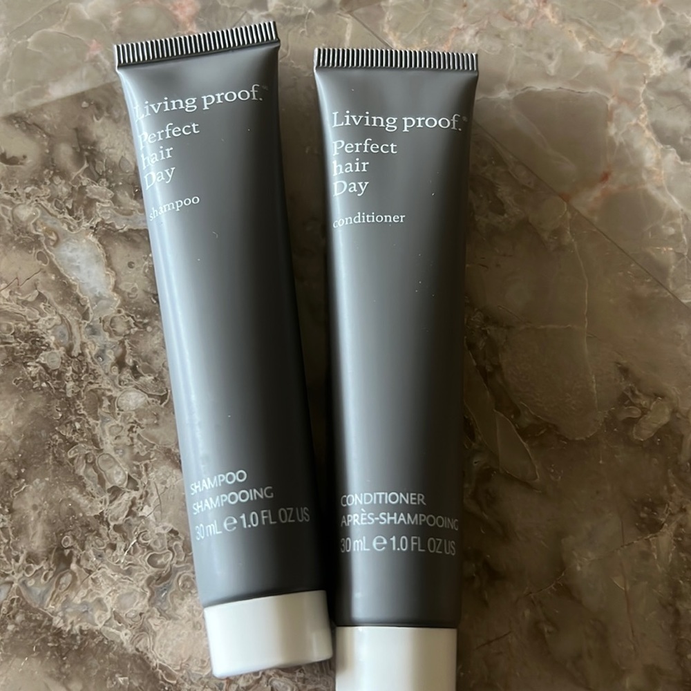Living Proof Perfect Hair Day shampoo and conditioner NEW sample size